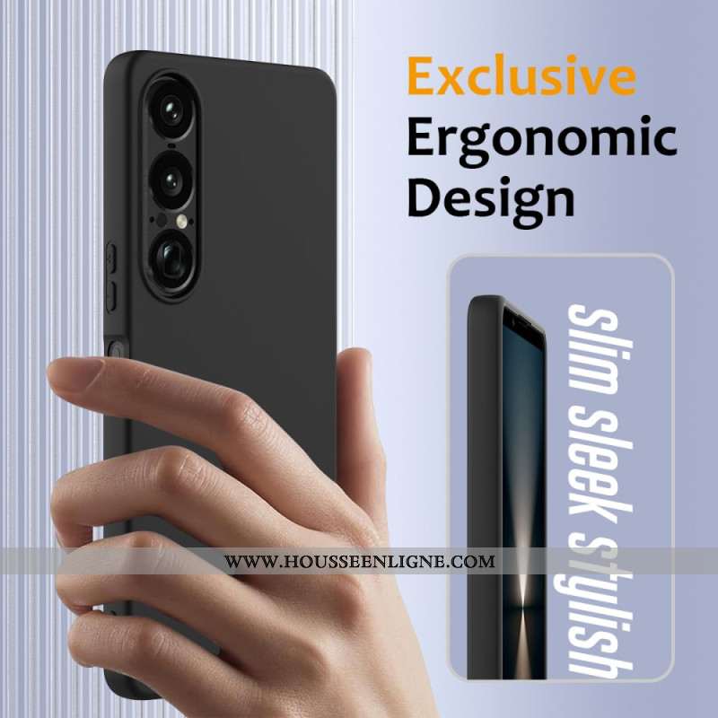 Coque Sony Xperia 1 VII Compatible MagSafe Silicone à Lanière