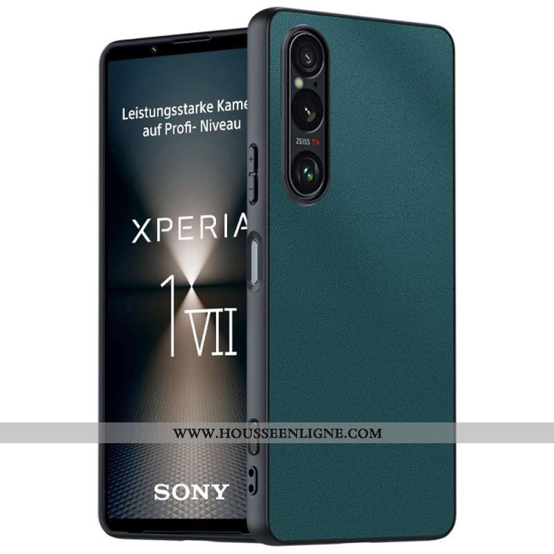Coque Sony Xperia 1 VII Effet Cuir