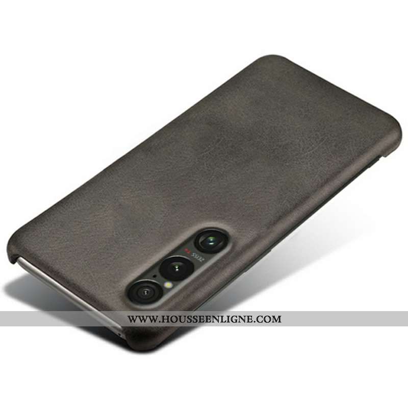 Coque Sony Xperia 1 VII Effet Cuir