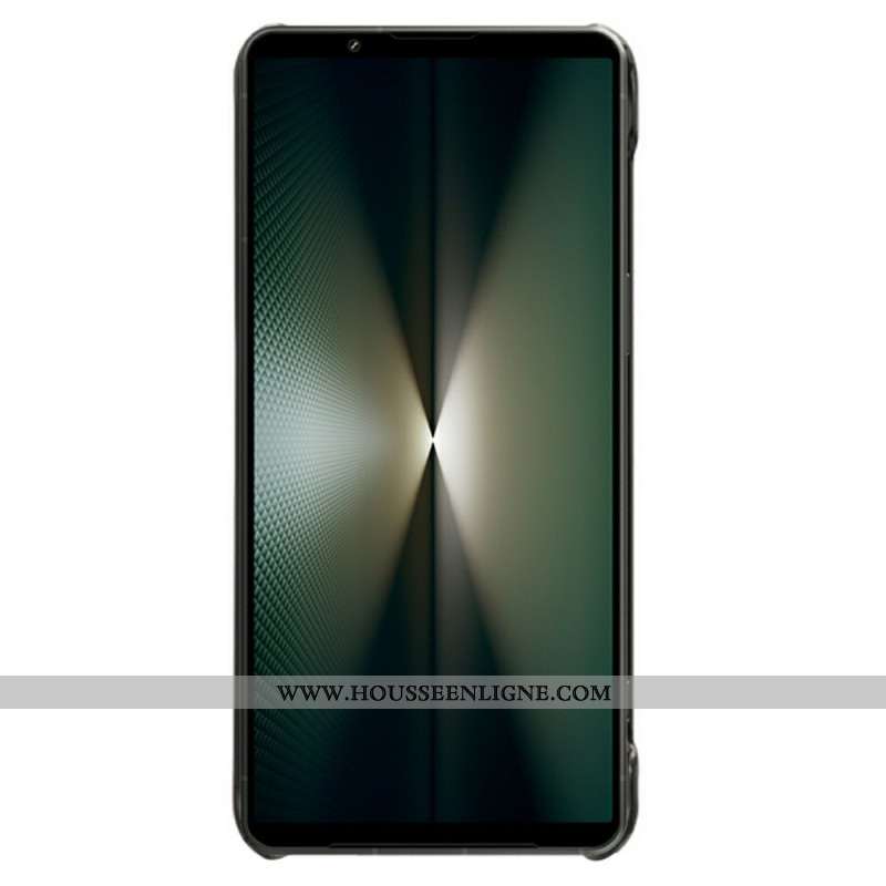 Coque Sony Xperia 1 VII Effet Cuir Porte-Cartes