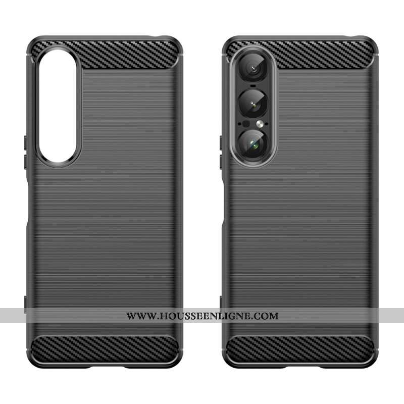 Coque Sony Xperia 1 VII Fibre Carbone Brossée