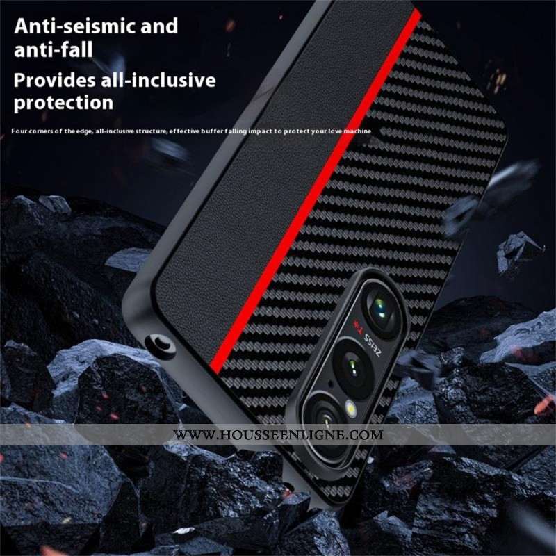 Coque Sony Xperia 1 VII Fibre Carbone