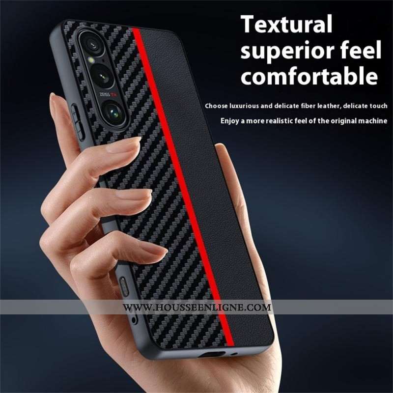 Coque Sony Xperia 1 VII Fibre Carbone