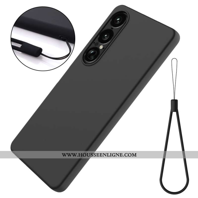 Coque Sony Xperia 1 VII Silicone à Lanière