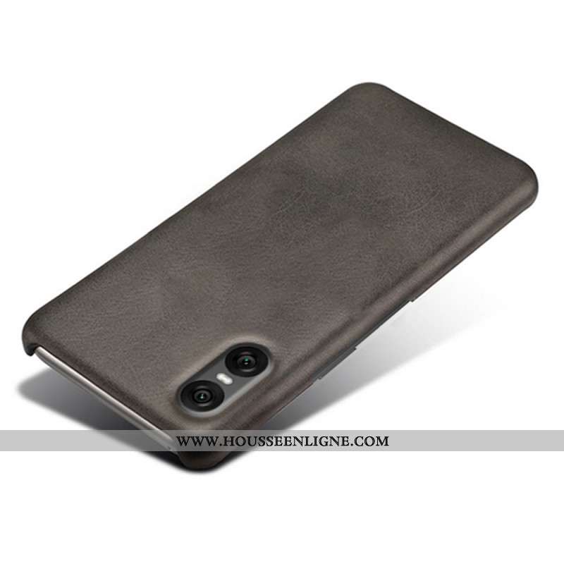 Coque Sony Xperia 10 VII Effet Cuir