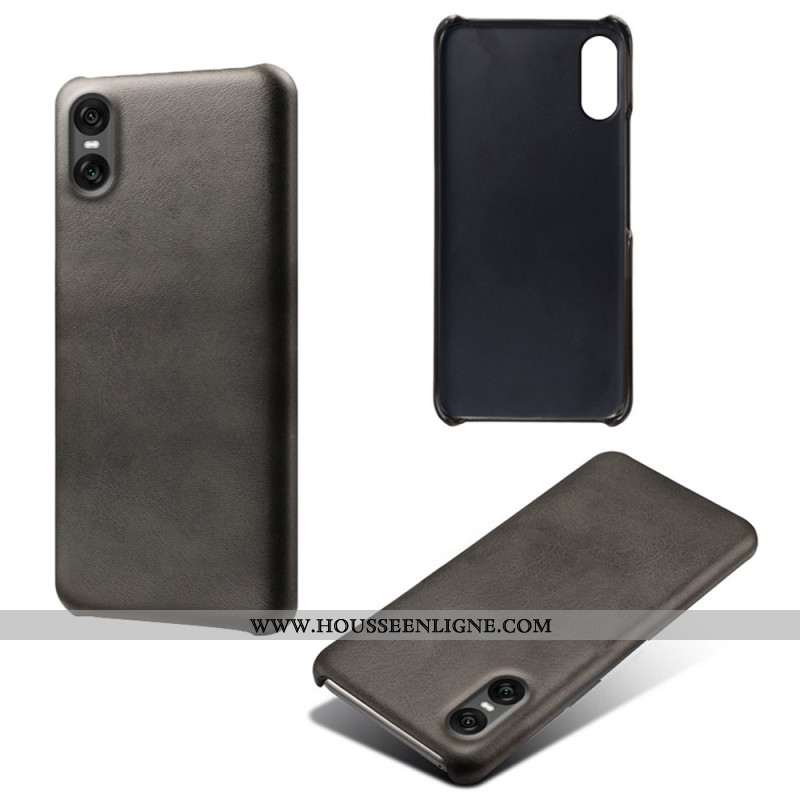 Coque Sony Xperia 10 VII Effet Cuir