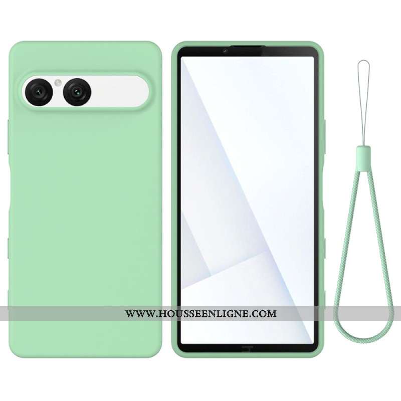 Coque Sony Xperia 10 VII Silicone avec Lanière