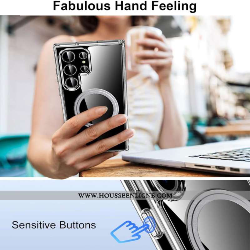 Coque Ultra Protectrice pour Samsung Galaxy S25 Ultra 5G Protectrice Compatible MagSafe
