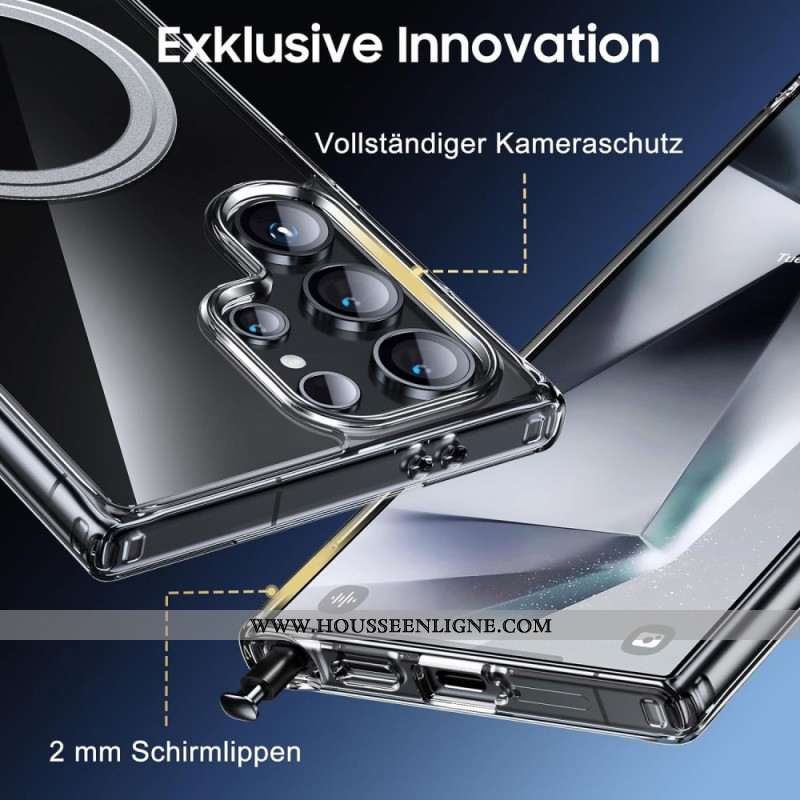 Coque Ultra Protectrice pour Samsung Galaxy S25 Ultra 5G Protectrice Compatible MagSafe