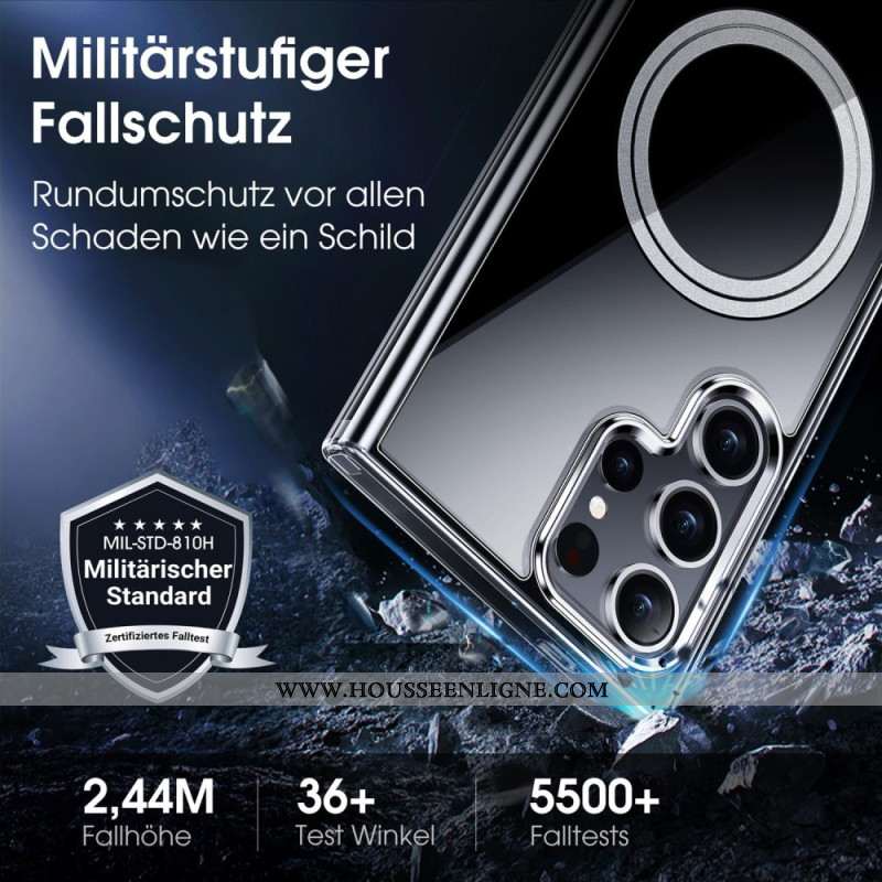 Coque Ultra Protectrice pour Samsung Galaxy S25 Ultra 5G Protectrice Compatible MagSafe