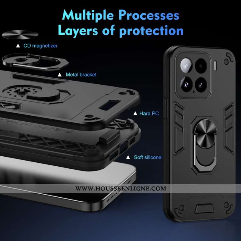 Coque Xiaomi 15 Anneau-Support