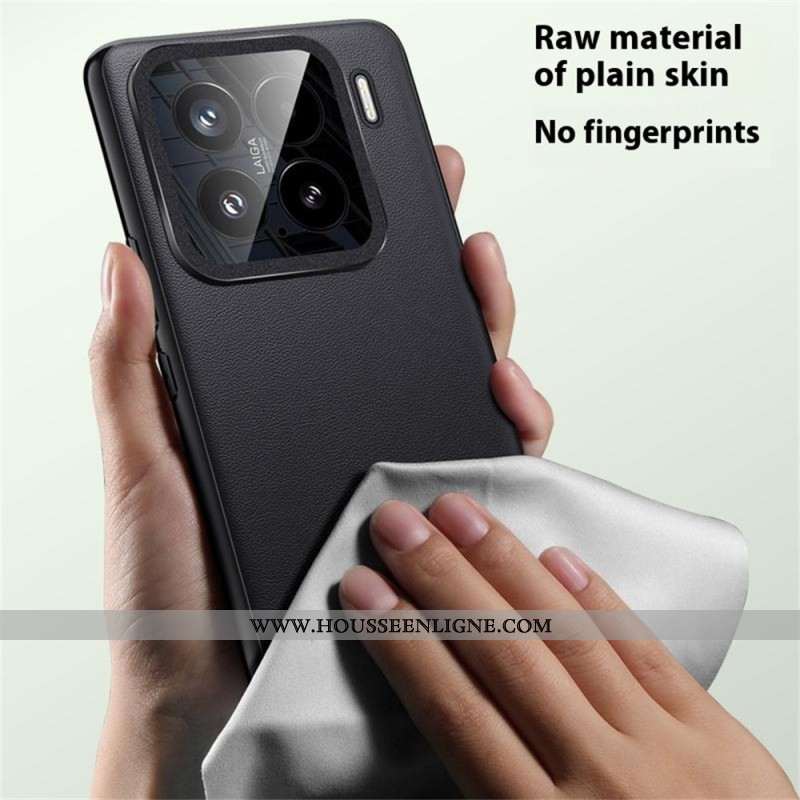 Coque Xiaomi 15 Compatible MagSafe Effet Cuir