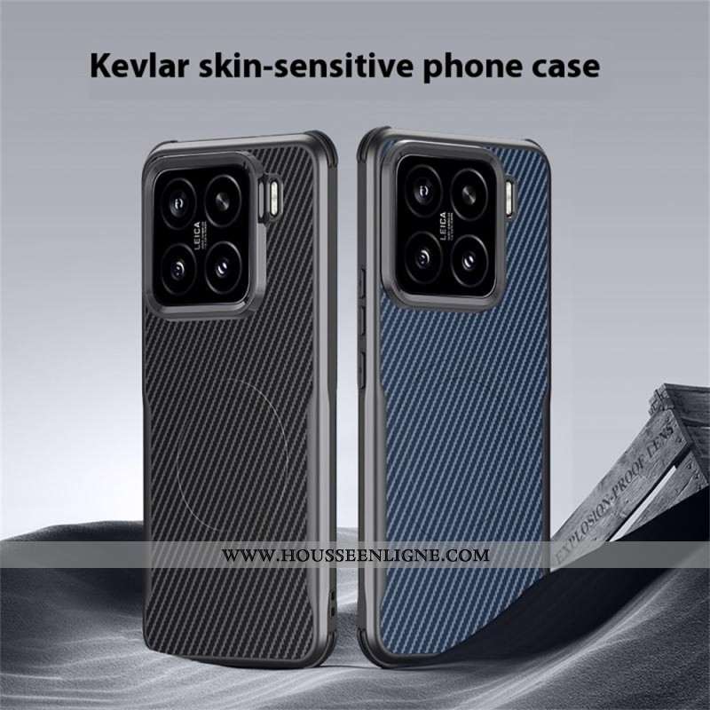 Coque Xiaomi 15 Compatible MagSafe Fibre Carbone