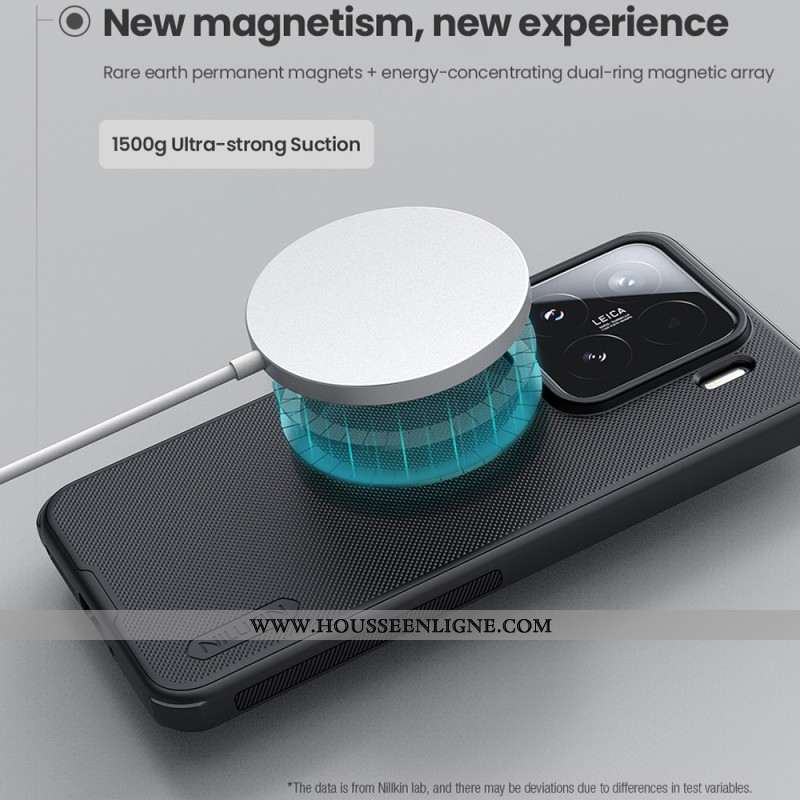 Coque Xiaomi 15 Compatible MagSafe Frosted Shield Pro NILLKIN