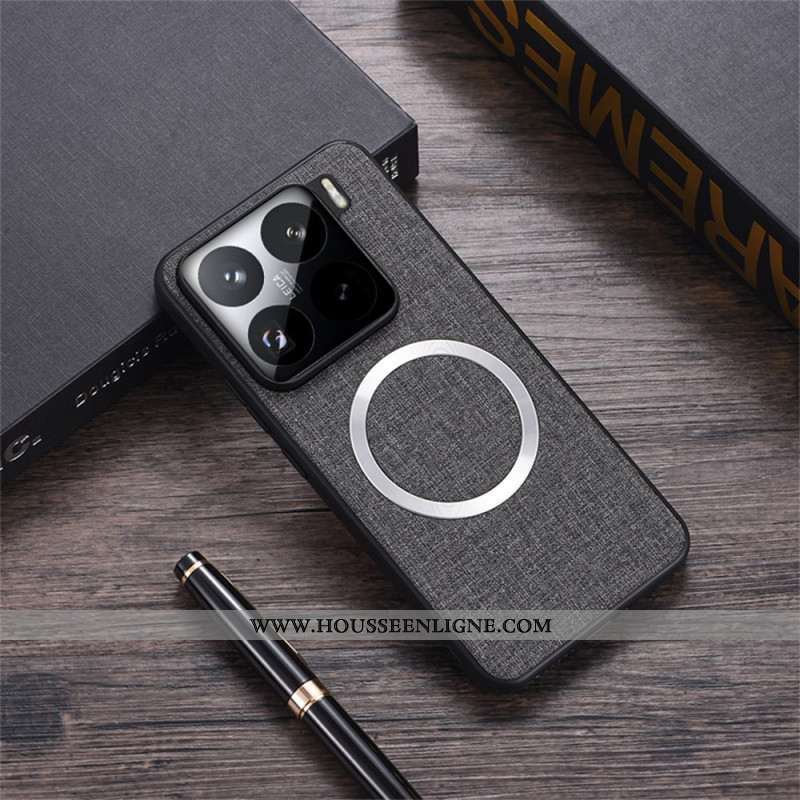 Coque Xiaomi 15 Compatible MagSafe Tissu