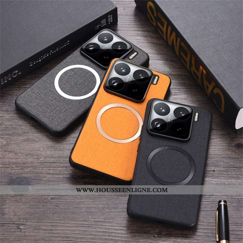 Coque Xiaomi 15 Compatible MagSafe Tissu