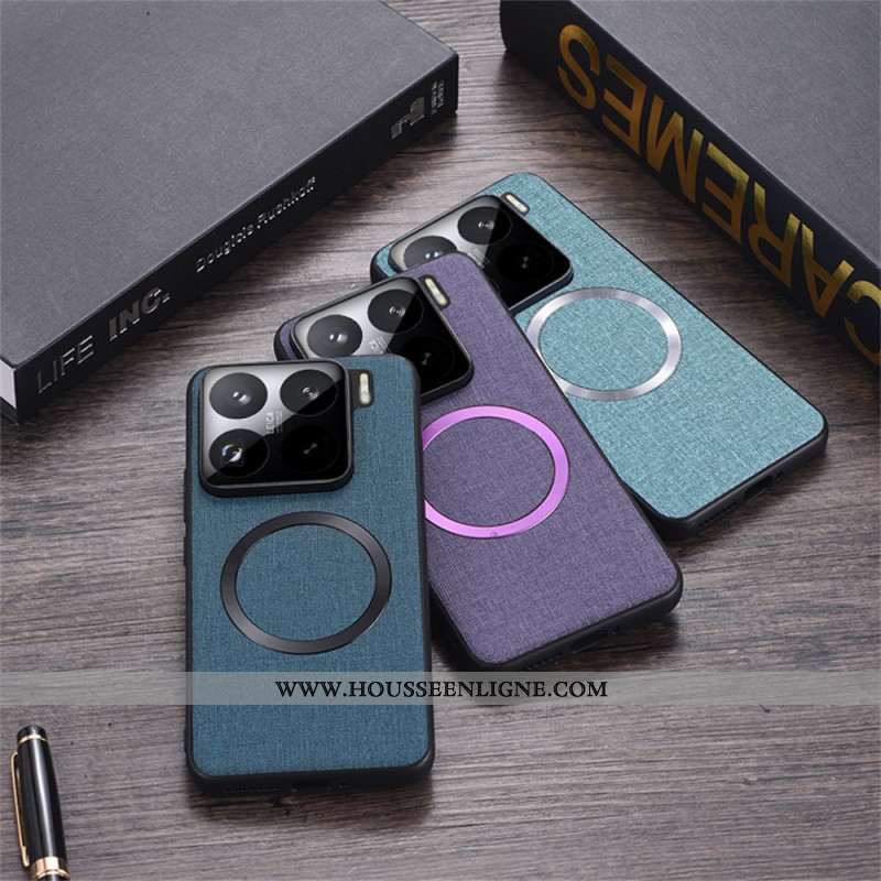 Coque Xiaomi 15 Compatible MagSafe Tissu