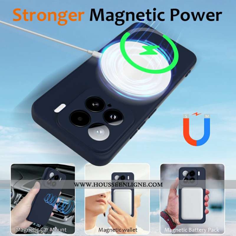 Coque Xiaomi 15 Compatible MagSafe avec Cordon