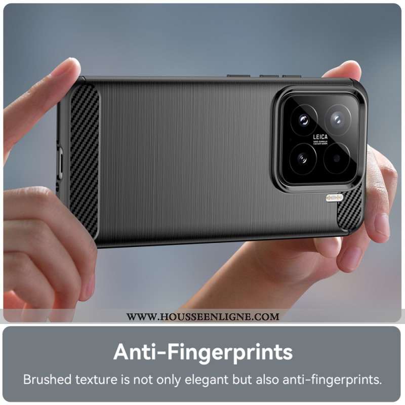 Coque Xiaomi 15 Fibre Carbone Brossée
