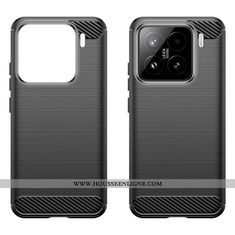 Coque Xiaomi 15 Fibre Carbone Brossée