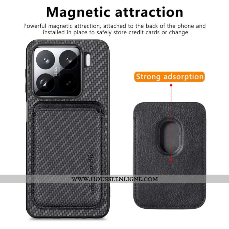 Coque Xiaomi 15 Porte-Cartes Détachable
