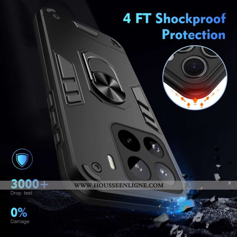 Coque Xiaomi 15 Pro Anneau-Support Protection Antichoc