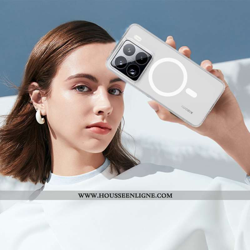 Coque Xiaomi 15 Pro Compatible MagSafe Transparente