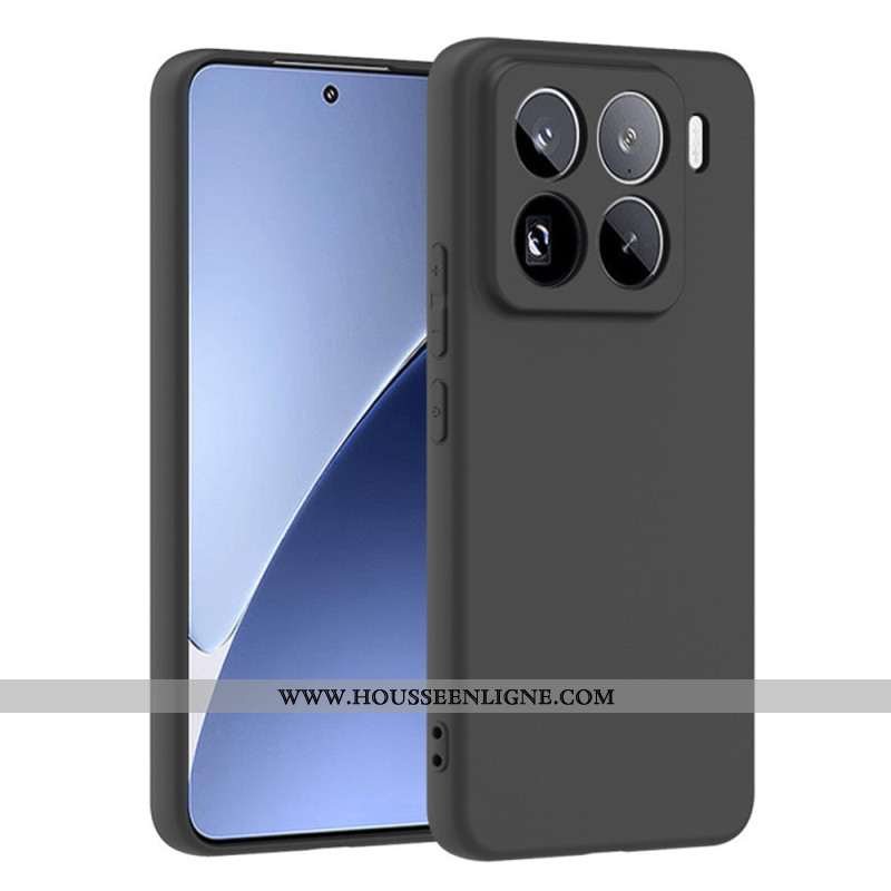 Coque Xiaomi 15 Pro Silicone Mat avec Protecteur Écran en verre Trempé