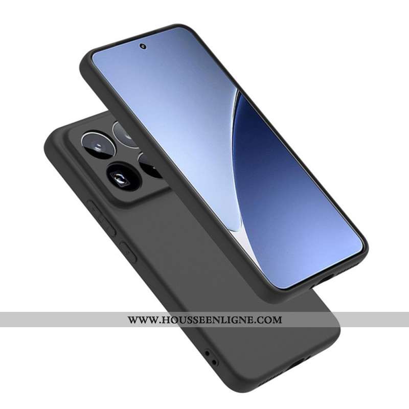 Coque Xiaomi 15 Pro Silicone Mat avec Protecteur Écran en verre Trempé