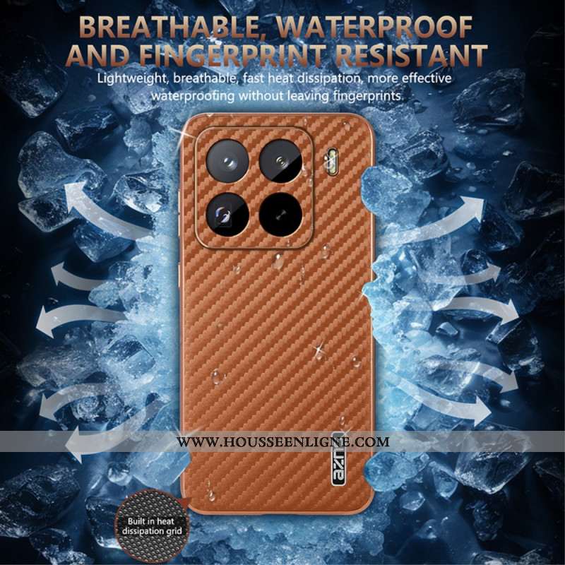 Coque Xiaomi 15 Pro Texture Fibre Carbone AZNS