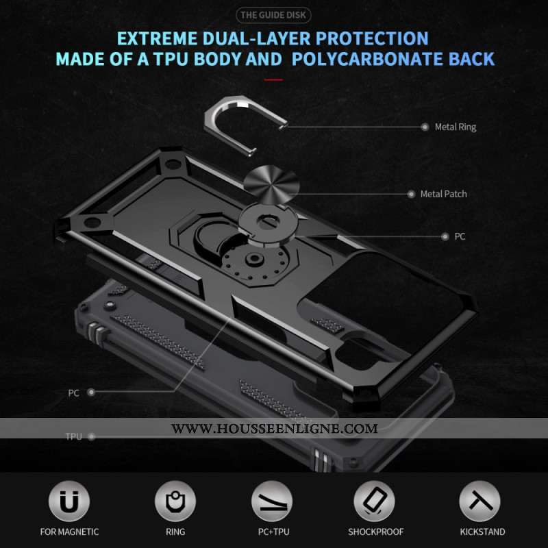 Coque Xiaomi 15 Pro Ultra Résistante Support Rotatif à