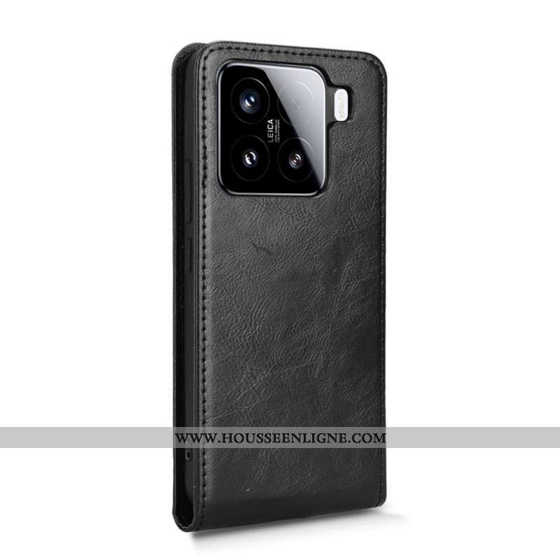 Coque Xiaomi 15 Rabat Vertical Magnétique