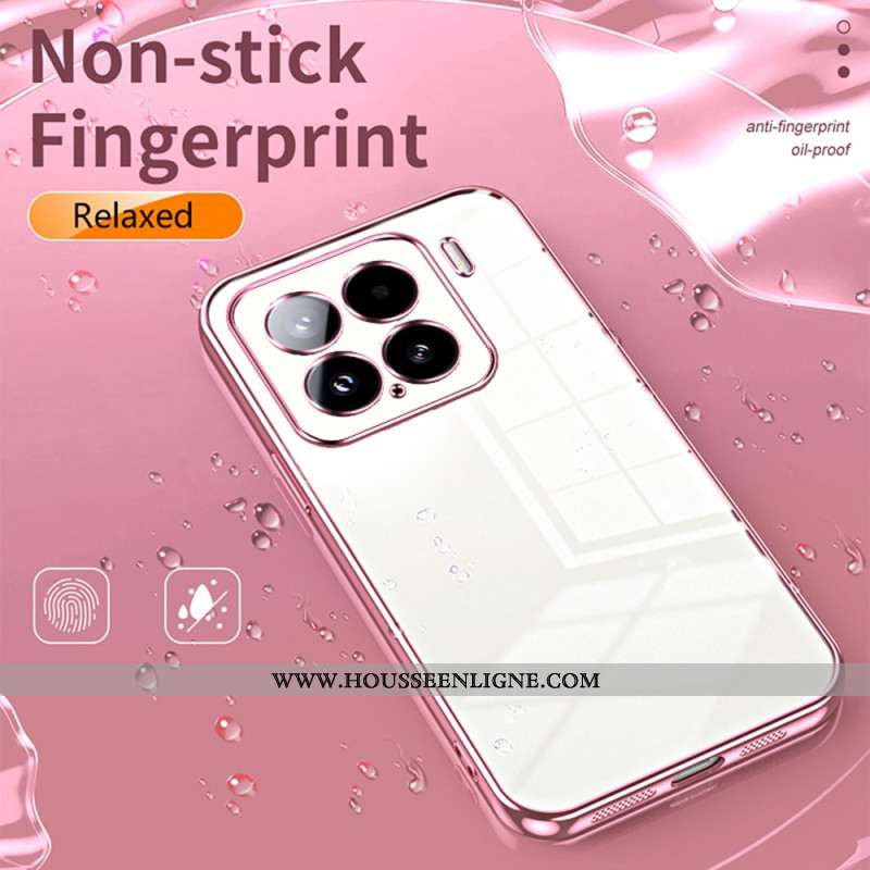 Coque Xiaomi 15 Rebords Style Métal