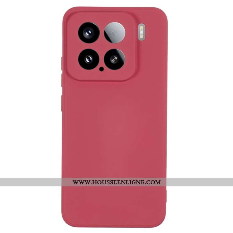 Coque Xiaomi 15 Silicone Doubure Fibre