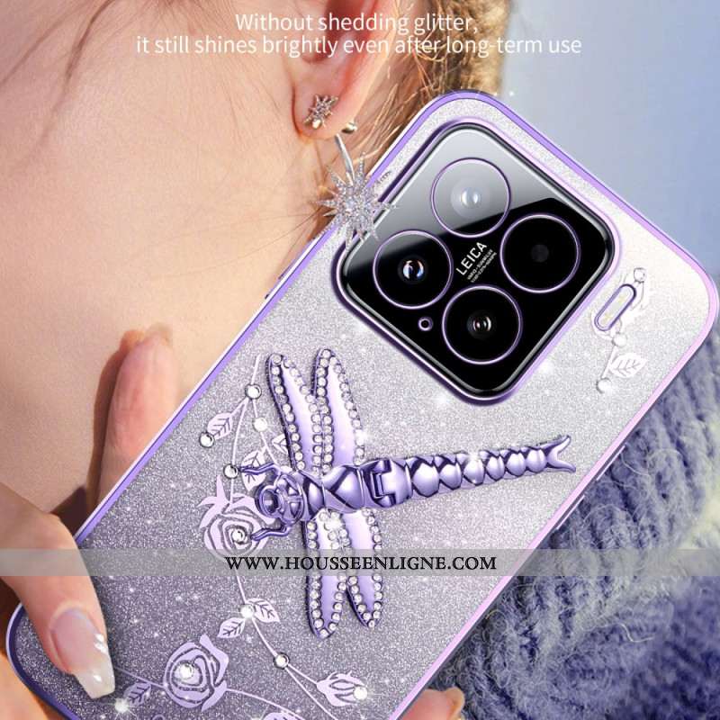 Coque Xiaomi 15 Support Papillon KADEM