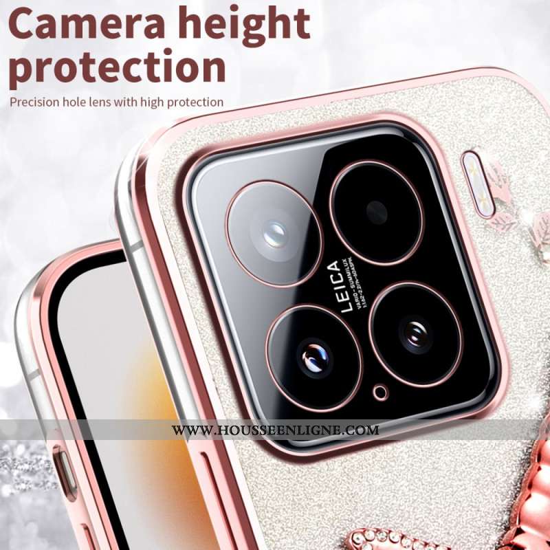 Coque Xiaomi 15 Support Papillon KADEM