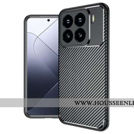 Coque Xiaomi 15 Texture Fibre de Carbone et Dissipation Thermique