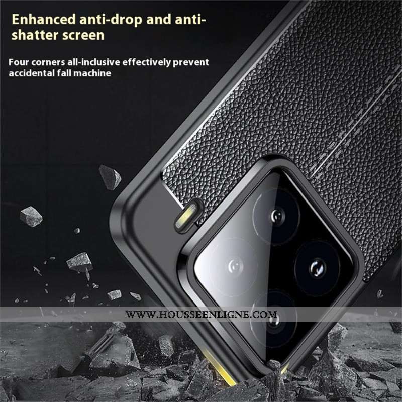 Coque Xiaomi 15 Texture Litchi