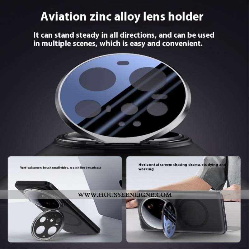 Coque Xiaomi 15 Ultra Compatible MagSafe Alliage avec Support