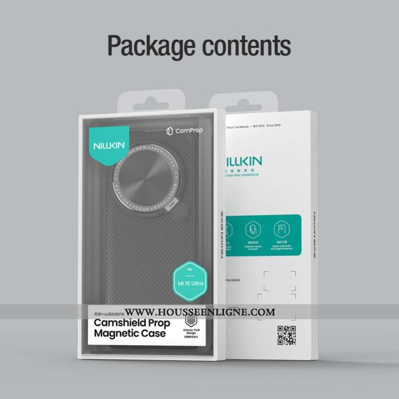 Coque Xiaomi 15 Ultra Compatible MagSafe Camshield Prop Magnetic Series