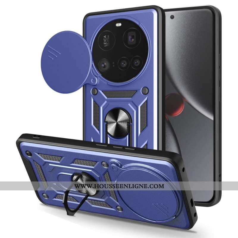 Coque Xiaomi 15 Ultra Couvercle Coulissant pour Caméra et Support