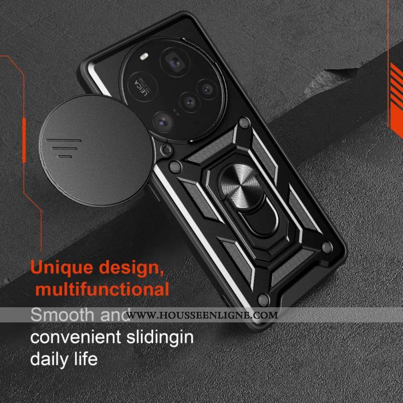 Coque Xiaomi 15 Ultra Couvercle Coulissant pour Caméra et Support