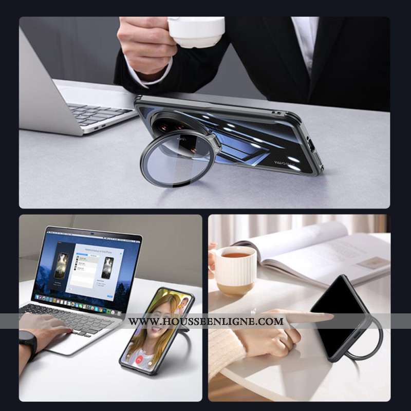 Coque Xiaomi 15 Ultra Couvercle en Verre et Support