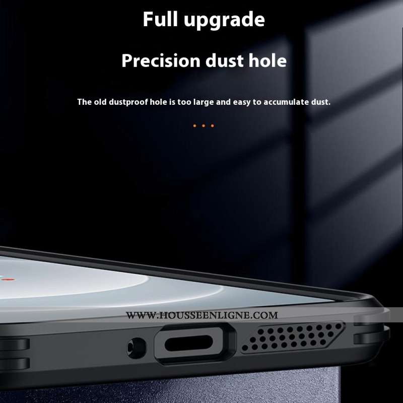 Coque Xiaomi 15 Ultra Couvercle en Verre et Support