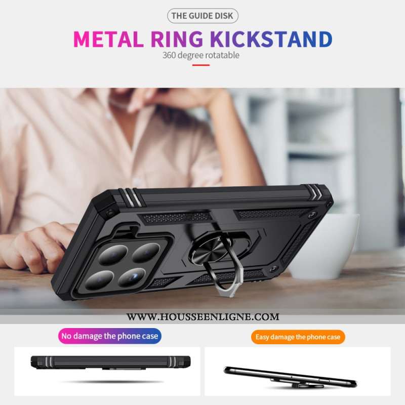 Coque Xiaomi 15 Ultra Résistante Support Rotatif