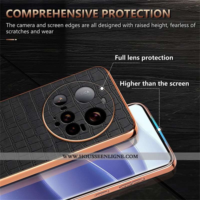 Coque Xiaomi 15 Ultra Texture Crocodile AZNS