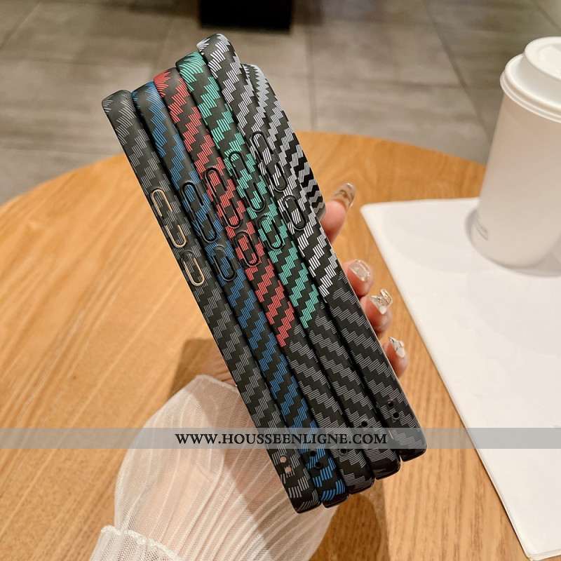 Coque Xiaomi 15 Ultra Texture Fibre Carbone