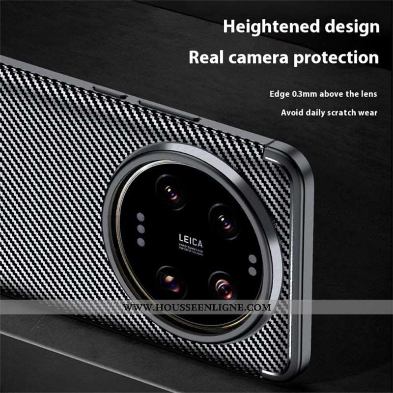 Coque Xiaomi 15 Ultra Texture Fibre de Carbone