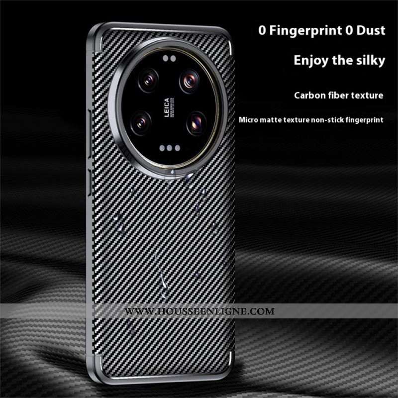 Coque Xiaomi 15 Ultra Texture Fibre de Carbone