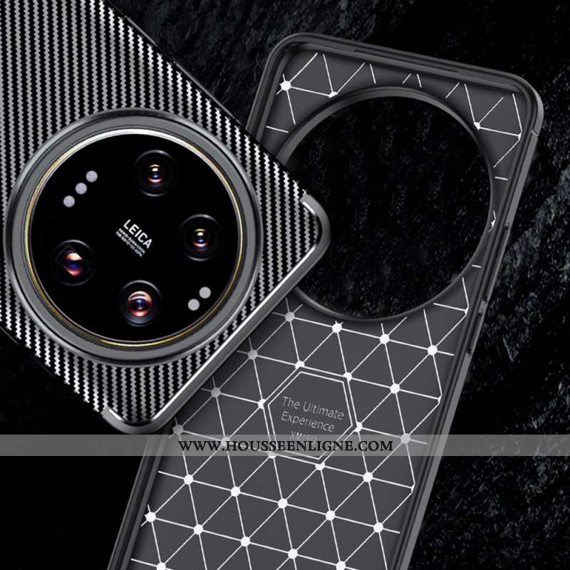 Coque Xiaomi 15 Ultra Texture Fibre de Carbone